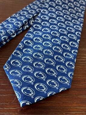 Penn State Nittany Lions 100% Silk Necktie by College Classics - Men’s Blue Tie